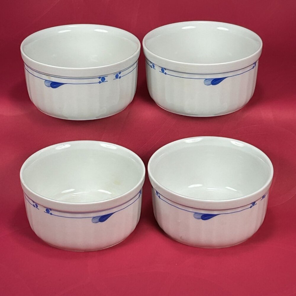 4 Spode UK The Quasar oven china ramekin dishes